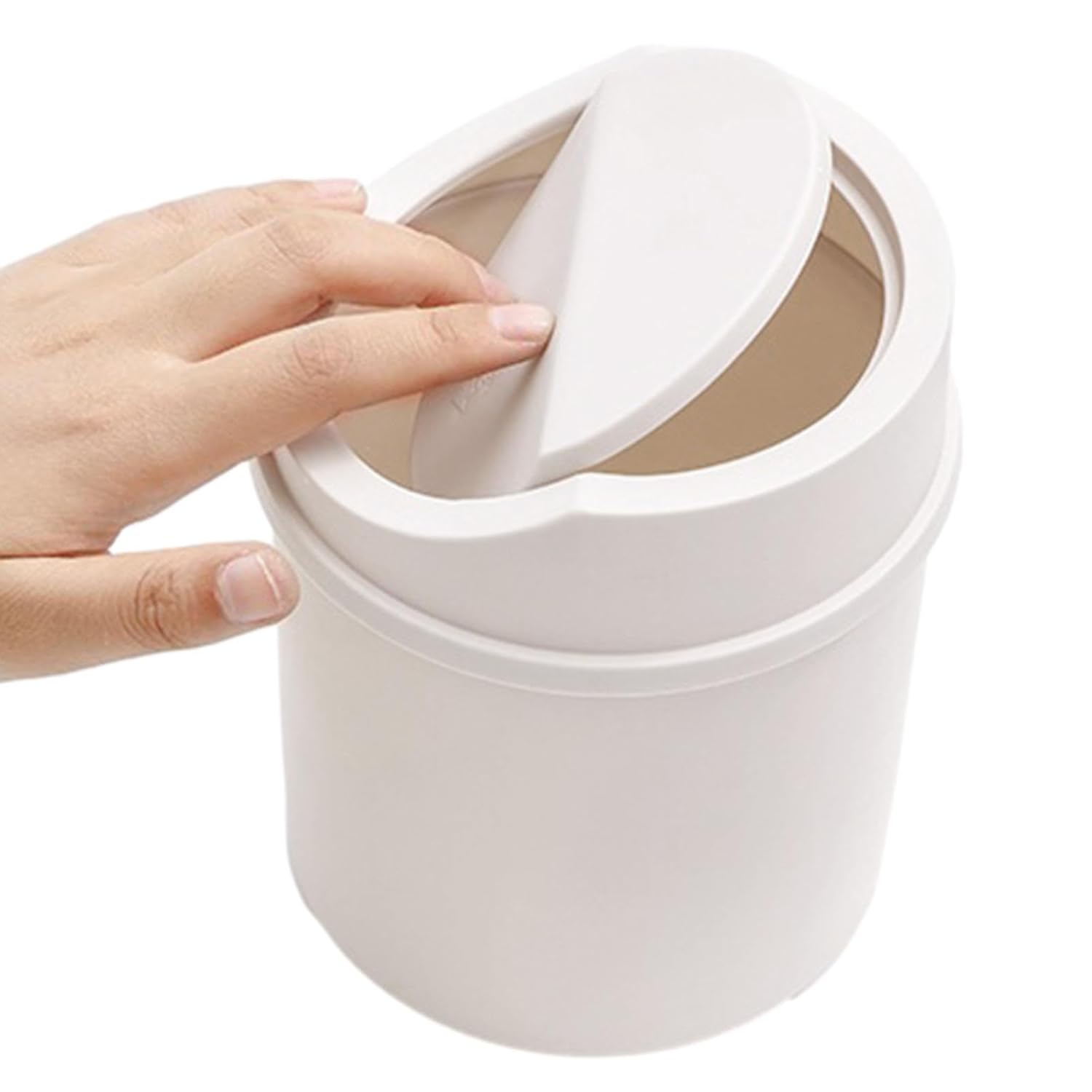 Basurero de cocina, cesta de basura de mesa con tapa, cubo de basura multifuncional para restaurante, pequeño cubo de basura para baño, cubo de