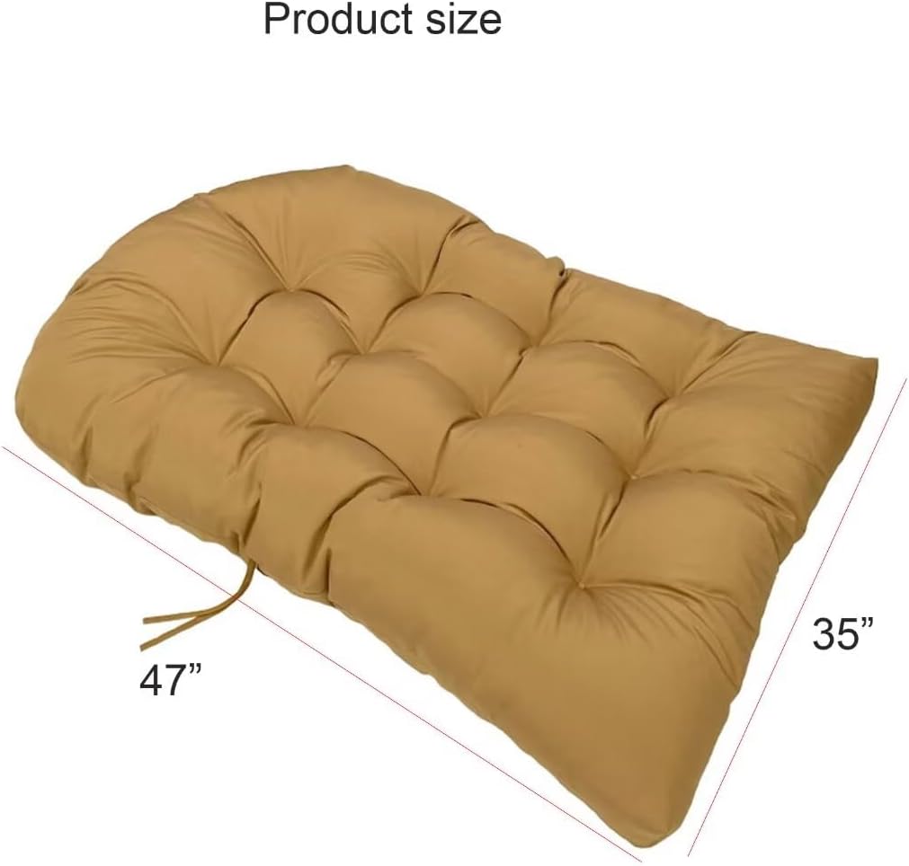 Martha Lia Cojines para silla de columpio de huevo, cojín de asiento de cesta colgante impermeable, cojín de cesta colgante extraíble, cojín para