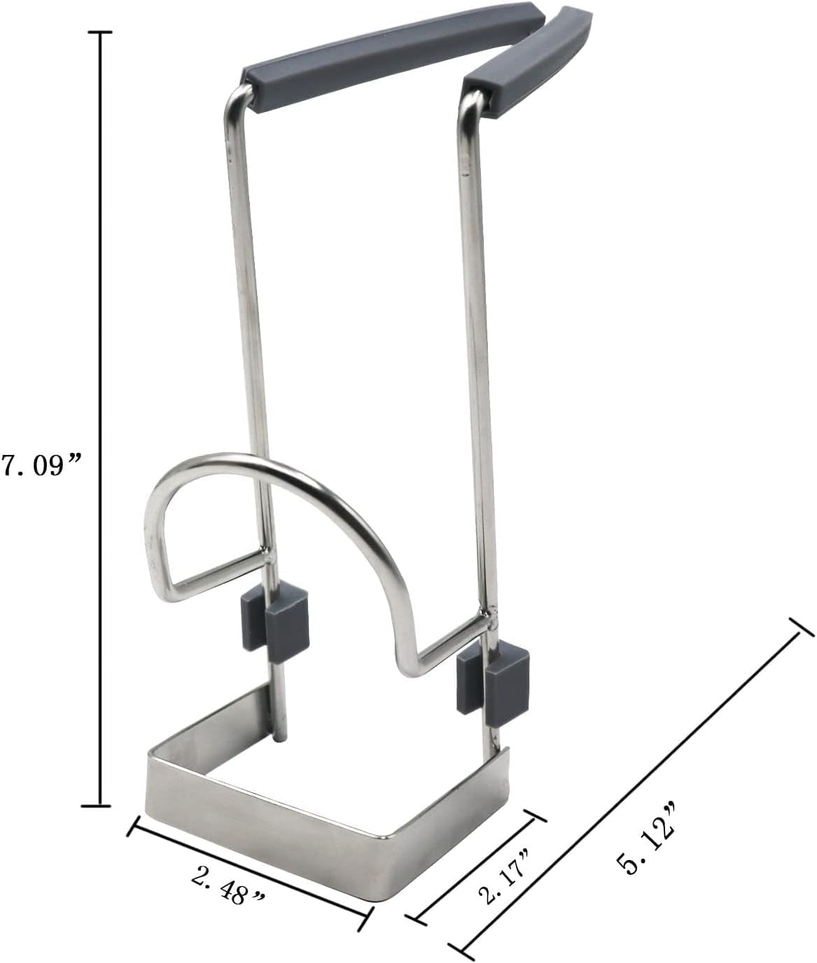 Soporte de esponja de fregadero de acero inoxidable, organizador de cocina y baño pequeño, accesorio para grifo