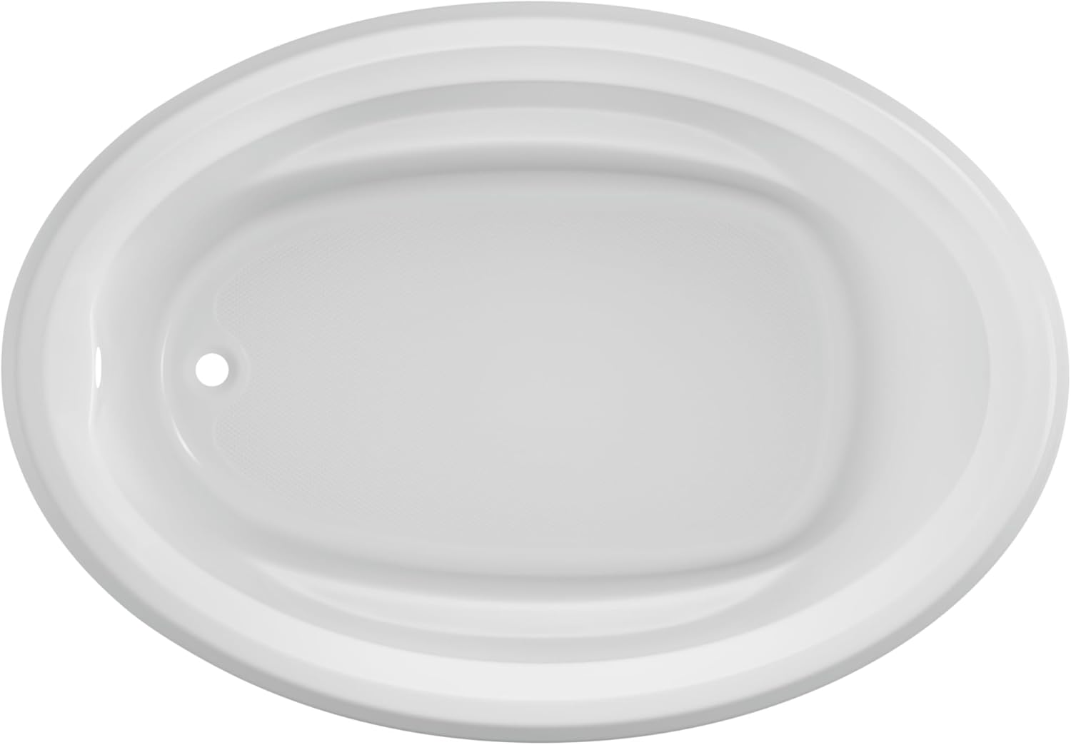 Jacuzzi SIGNATURE – Bañera acrílica, santuario de remojo, antideslizante, colocación universal de drenaje, 60 pulgadas de largo x 42 pulgadas de