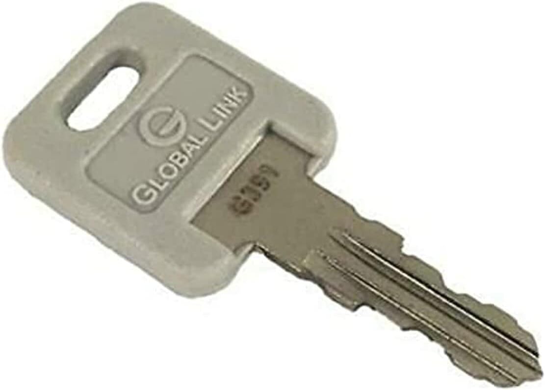 Thetford Reemplazo genérico RV Camper G391 Key Global Link, Fastec, Bauer, Lippert Components RV Cerraduras de puerta de equipaje estándar PN 94155