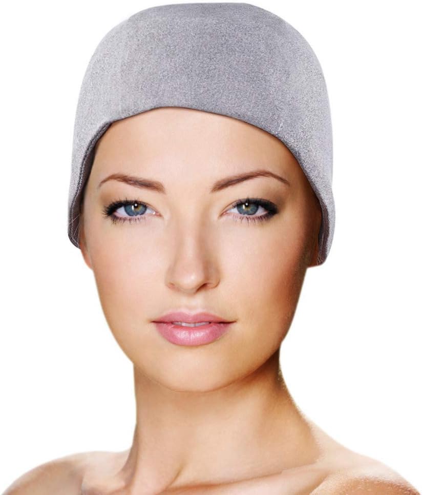 FOMI Care – Gorro de hielo con cobertura completa de gel para migraña, tapa fría craneal, paquete de recuperación de quimioterapia y dolor de cabeza