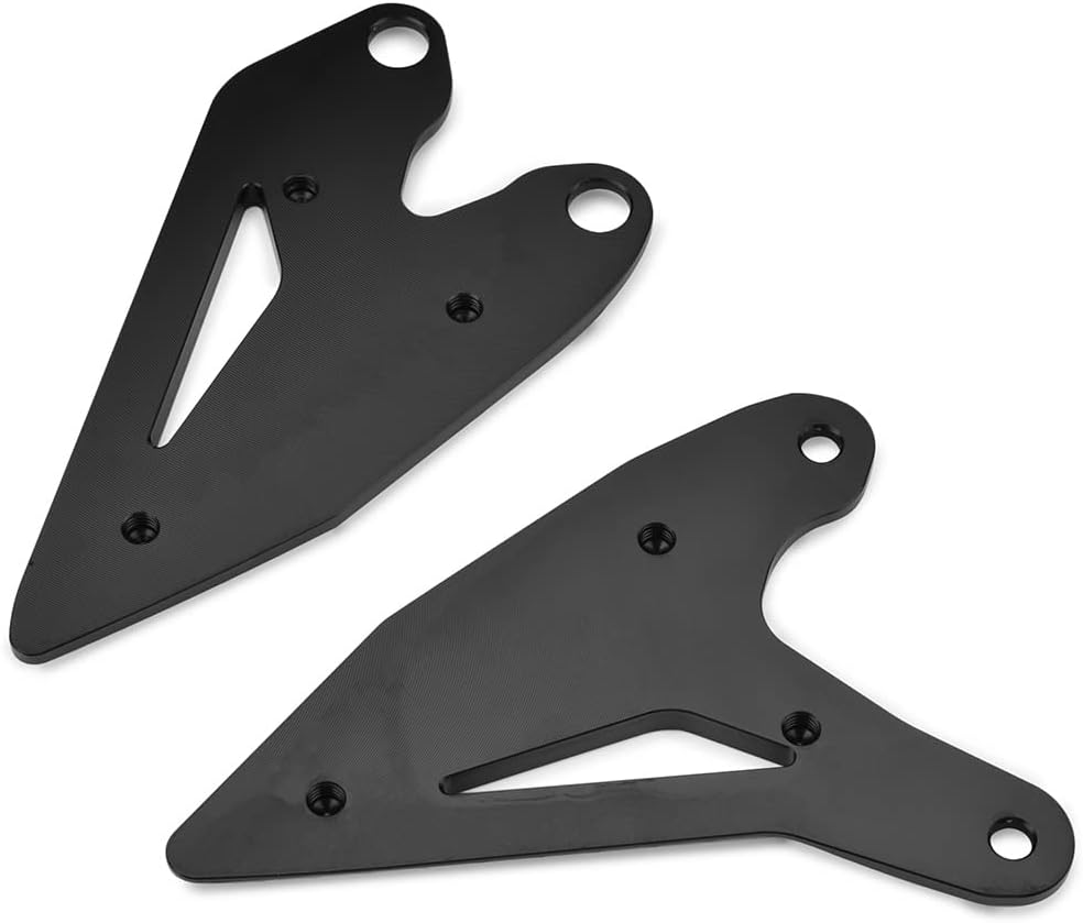 Accesorios para motos Rider Pie delantero Reposapiés trasero Juego de placas de talón Protector (para vehículo Kawasaki) NINJA400 Z400 NINJA 400 500