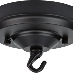 Kit de toldo de luz, kit de toldo de araña de 6 pulgadas con gancho, kit de toldo de techo negro mate, toldo de araña de metal para luz colgante, Kit de toldo de luz, kit de toldo de araña de 6 pulgadas con gancho, kit de toldo de techo negro mate, toldo de araña de metal para luz colgante,