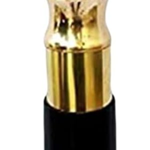 Bastón de madera vintage latón antiguo diseñador palo con perilla mango negro hecho a mano bastón Bastón de madera vintage latón antiguo diseñador palo con perilla mango negro hecho a mano bastón