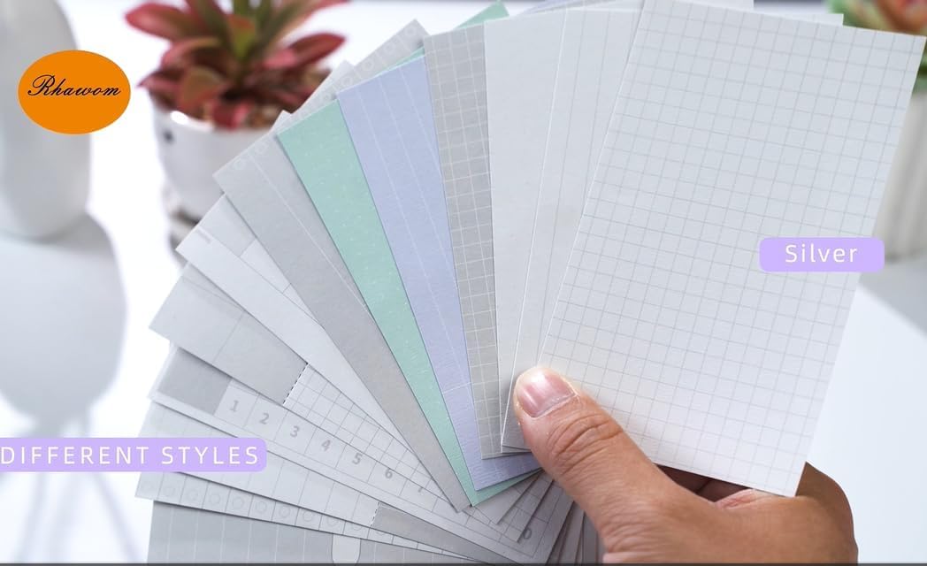 RHAWOM Tarjeta de índice colorida forrada, tarjetas de notas plegables de 3 x 5 pulgadas, tarjeta flash de peso pesado con caja de 156 unidades
