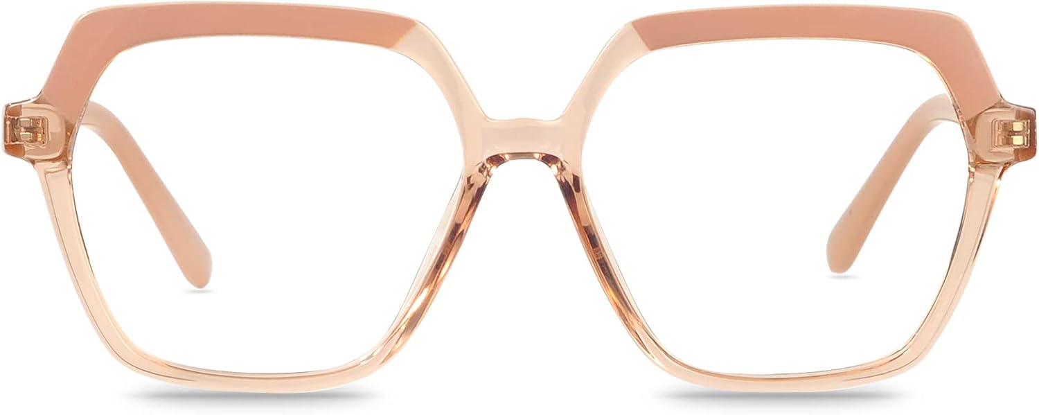 Gafas de luz azul para mujer, gafas de computadora de gran tamaño, filtro de luz azul, gafas de juegos