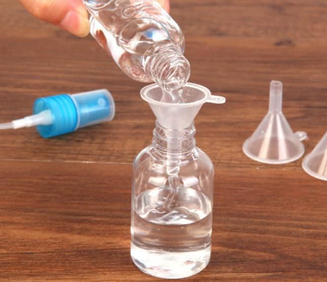 Embudo de cocina Embudo de plástico para llenar botellas, conservas y cocinar (juego de 3 piezas de tamaño pequeño)