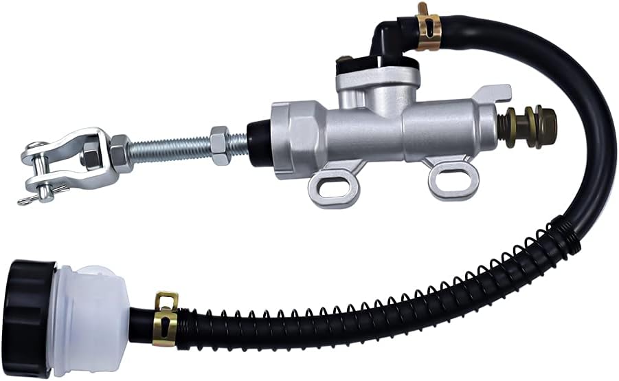 Cyleto Cilindro maestro de freno trasero para 50cc 70cc 110cc 125cc Yerf Dog 150cc Arctic Cat 400 600 700 EFI ATV H-nda 200X ATC 250R RD400 Yamaha
