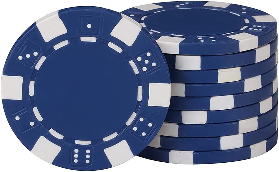 11.5 Gram Bulk Chip Accessories, 10 Pcs Professional Poker Chip, Casino Poker Chips,Clay Composite Casino Poker Chips for Casino Card Games Texas