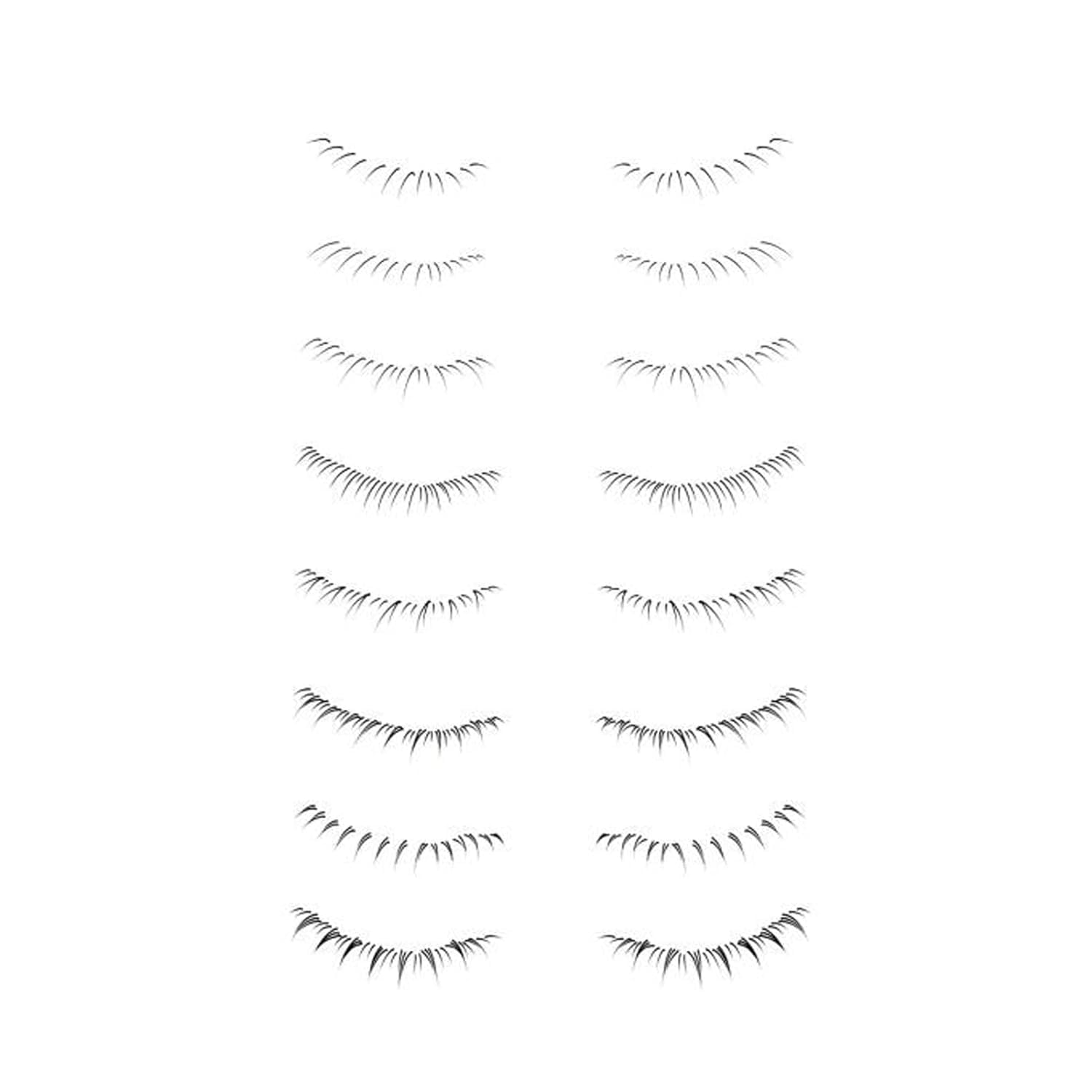 Calcomanías de pestañas para mujer, calcomanías de tatuaje de pestañas inferiores, calcomanías de ojos para niñas, herramientas de maquillaje,