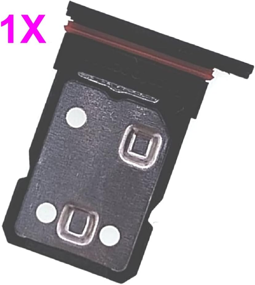 PHONSUN Soporte de bandeja de tarjeta SIM individual para OnePlus 10T 5G (Moonstone Negro)