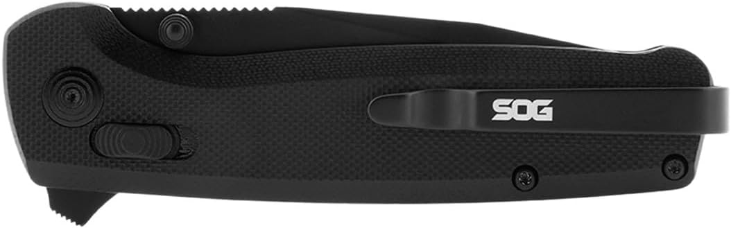 SOG Terminus XR G10 – Cuchillos plegables de bolsillo ambidiestros resistentes EDC  Mango G10  Hoja de acero D2 resistente al desgaste