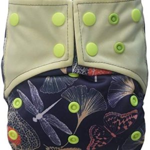 AIO Pañal de tela lavable reutilizable carbón inserto de bambú durante la noche (A-16) AIO Pañal de tela lavable reutilizable carbón inserto de bambú durante la noche (A-16)