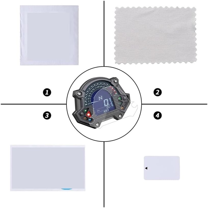 Protector de pantalla de salpicadero para Ka & wasaki Z400 2019-2020 Z650 2017-2019 Z900 Protector de pantalla de salpicadero de motocicleta,