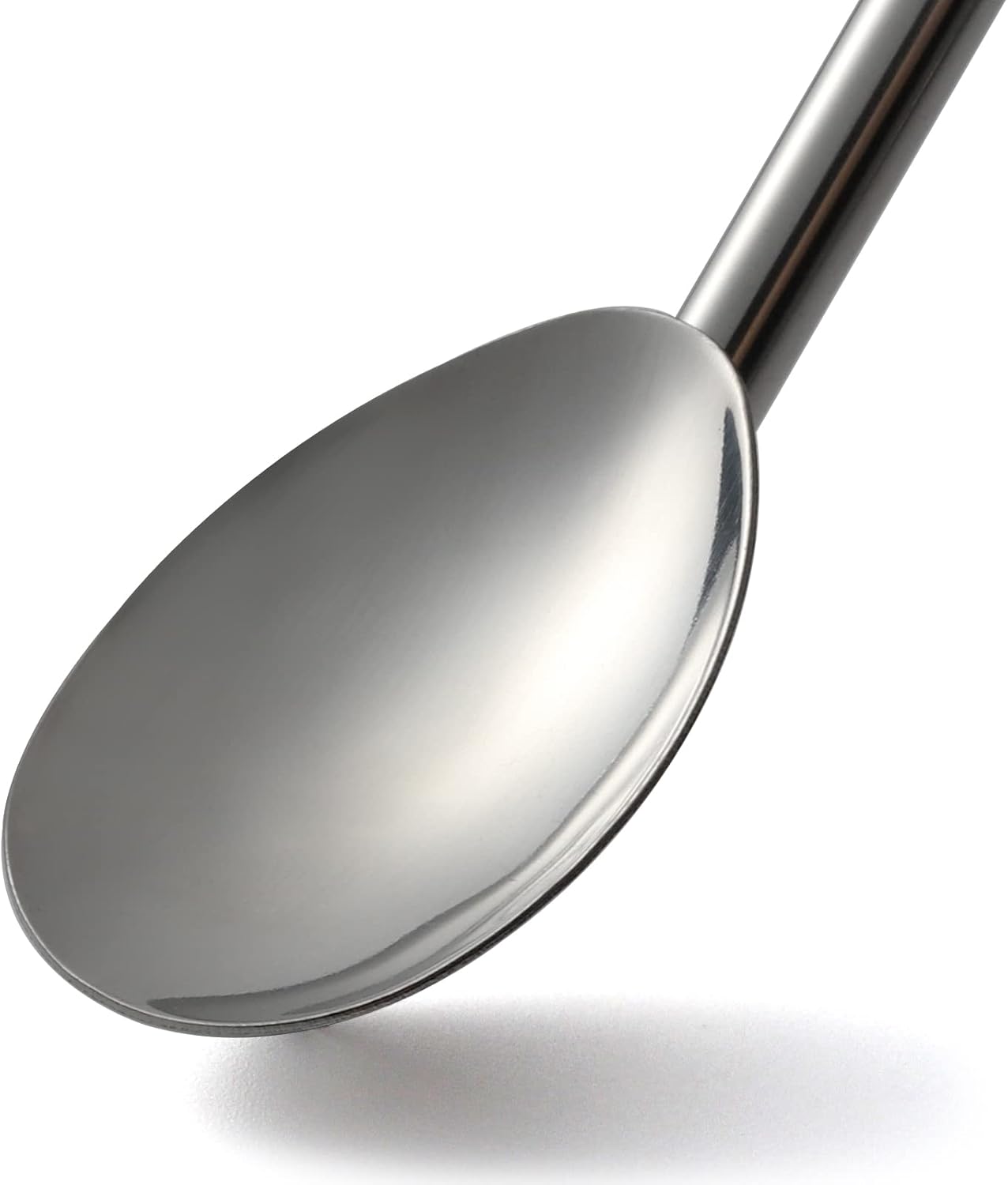 Cucharas largas de acero inoxidable para té, cucharas de pajita, mango con pajita para mezclar, revolver, beber