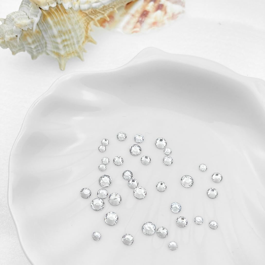 18000 diamantes de imitación de resina con parte trasera plana de 0.118 pulgadas, 0.118 pulgadas, 0.117 pulgadas, de resina no termofija, para uñas,