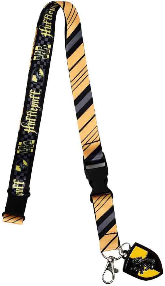 Bioworld Harry Potter Hufflepuff – Juego combinado de mochila para laptop de 16 pulgadas y cordón, Multi colorido, Personalizado