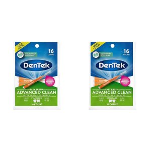 DenTek Easy Brush – Limpiadores interdentales, menta, 16 unidades (paquete de 2) DenTek Easy Brush – Limpiadores interdentales, menta, 16 unidades (paquete de 2)
