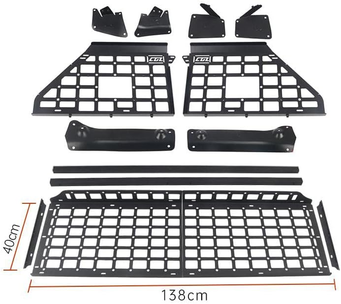 HIGH FLYING 2011-2019 para Ford Explorer Sistema de panel de almacenamiento modular Estante de maletero Interior de almacenamiento de equipaje,