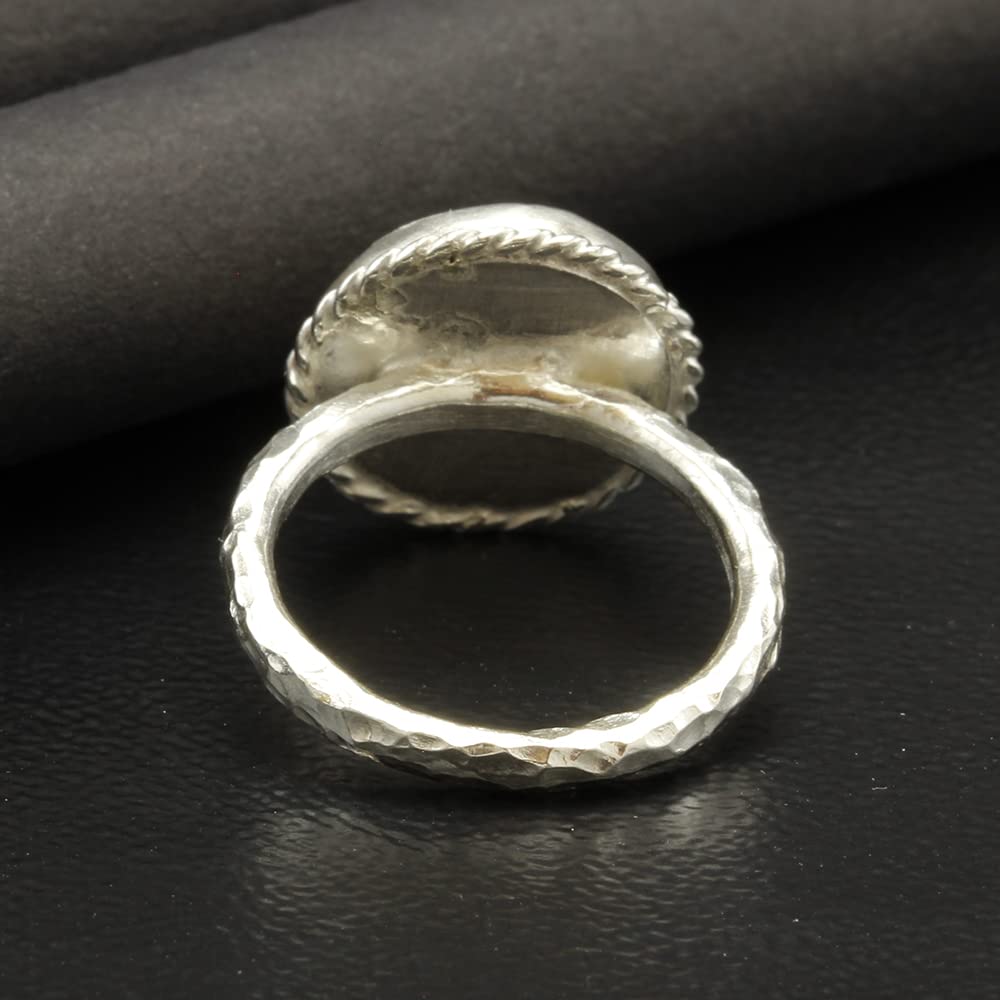 Caprixus 925 Sterling Silver Two Tone Honey Bee 24K Yellow Gold Vermeil Ancient Bumblebee Signet Coin Ring Hammered Rings for Women Designer Fine