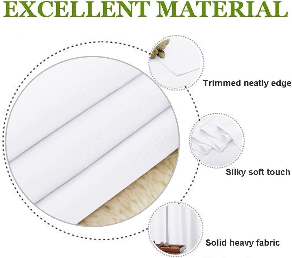 Magic Drapes Cortinas para puerta corrediza plisadas con aislamiento térmico para oscurecer la habitación, cortinas opacas para ventana, puerta