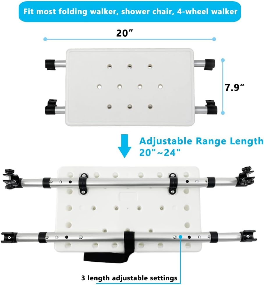 Asiento plegable para asiento fijable, capacidad máxima de peso de 250 libras, 20 pulgadas de largo x 7.9 pulgadas de ancho (A)