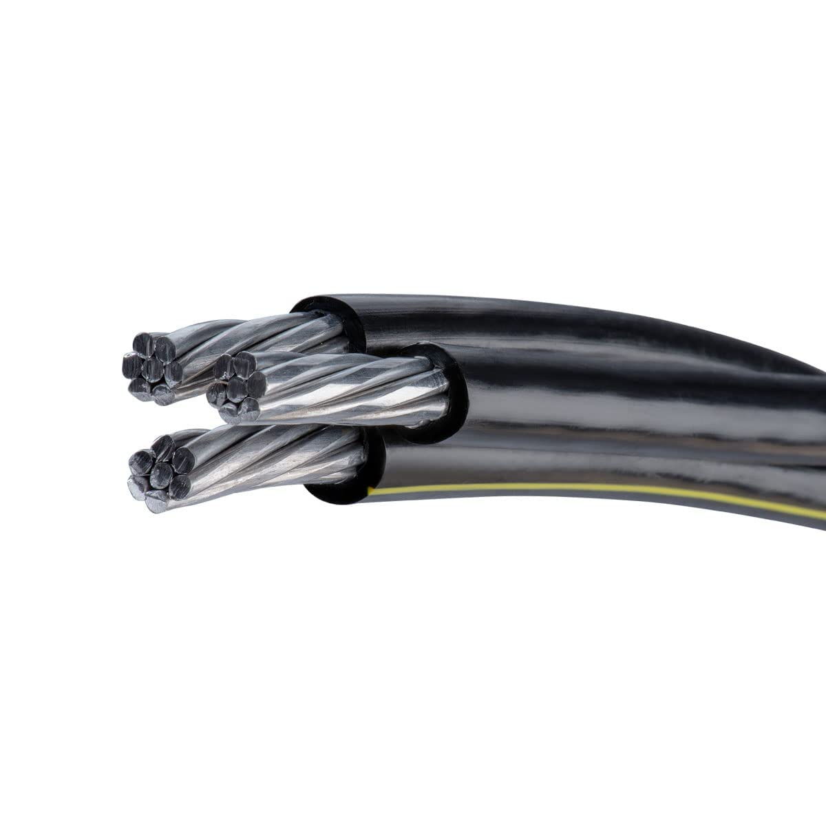 NASSAU ELECTRICAL SUPPLY Aluminio 2-2-2 Triplex URD Ramapo 100 AMP Cable de servicio de alambre de entierro directo (100 pies)