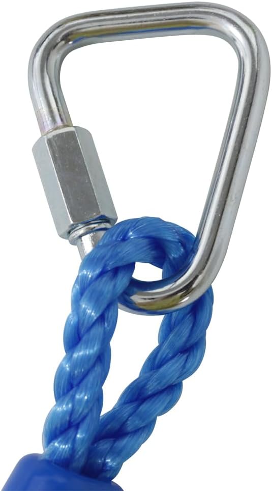 Deermon Anillos de gimnasia colgantes para marcos de escalada y columpios de jardín al aire libre, anillo ninja para niños, anillo de obstáculos de