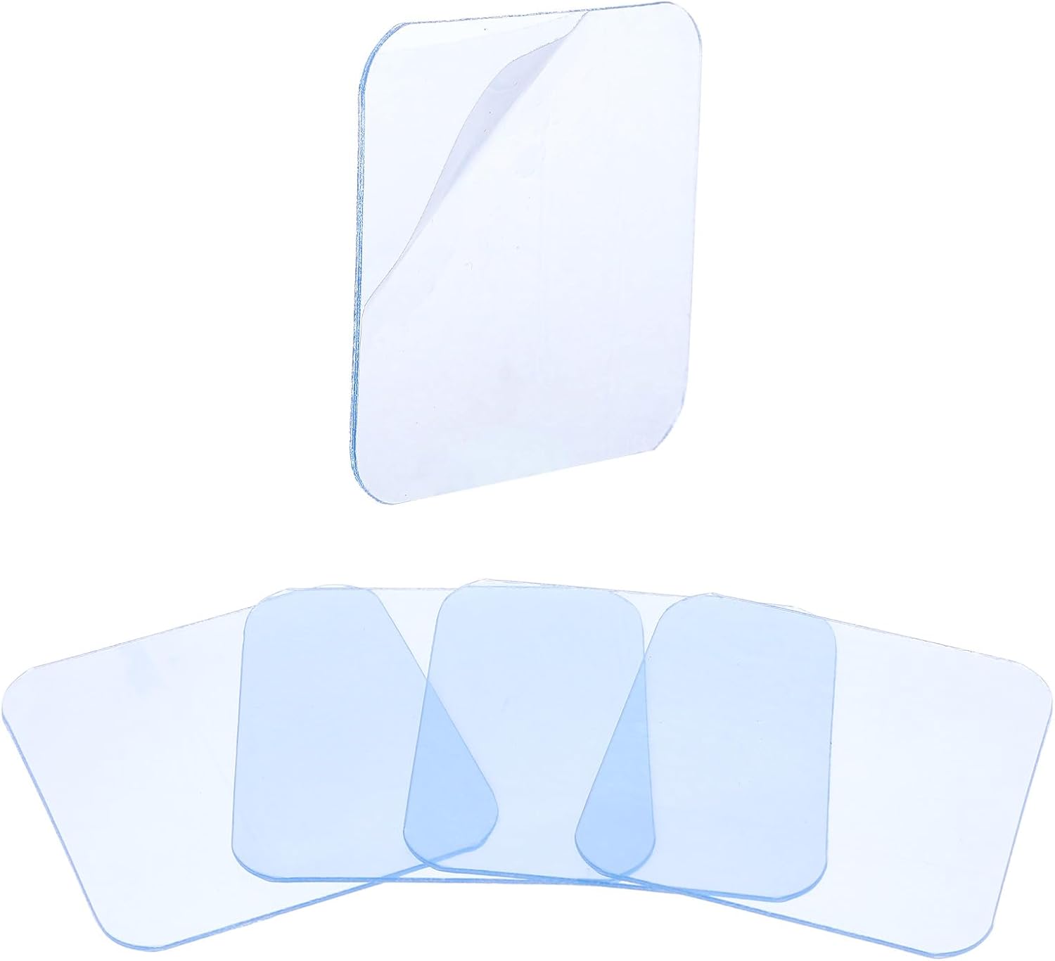 10 piezas de cinta de doble cara cuadrados cuadrados de montaje de 2 hojas adhesivas de 2 caras, almohadillas adhesivas de pared sin daños, cinta
