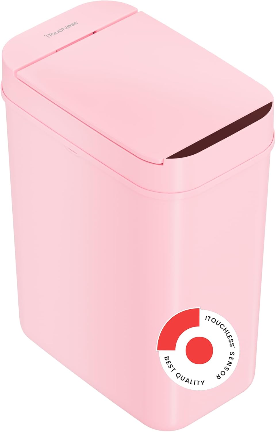 iTouchless – Cubo de basura de 3gal, sin contacto, delgado, pequeño con tapa y sensor tu compra apoya a la investigación en lucha contra el cáncer