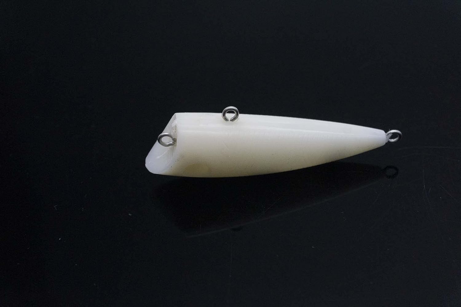 10 Uds. sin pintar Pencilbait Popper sin labios 2.5 in 0.19 oz con libre 3D pesca ojo crankbait cebos simulación cuerpo blanco claro duro claro