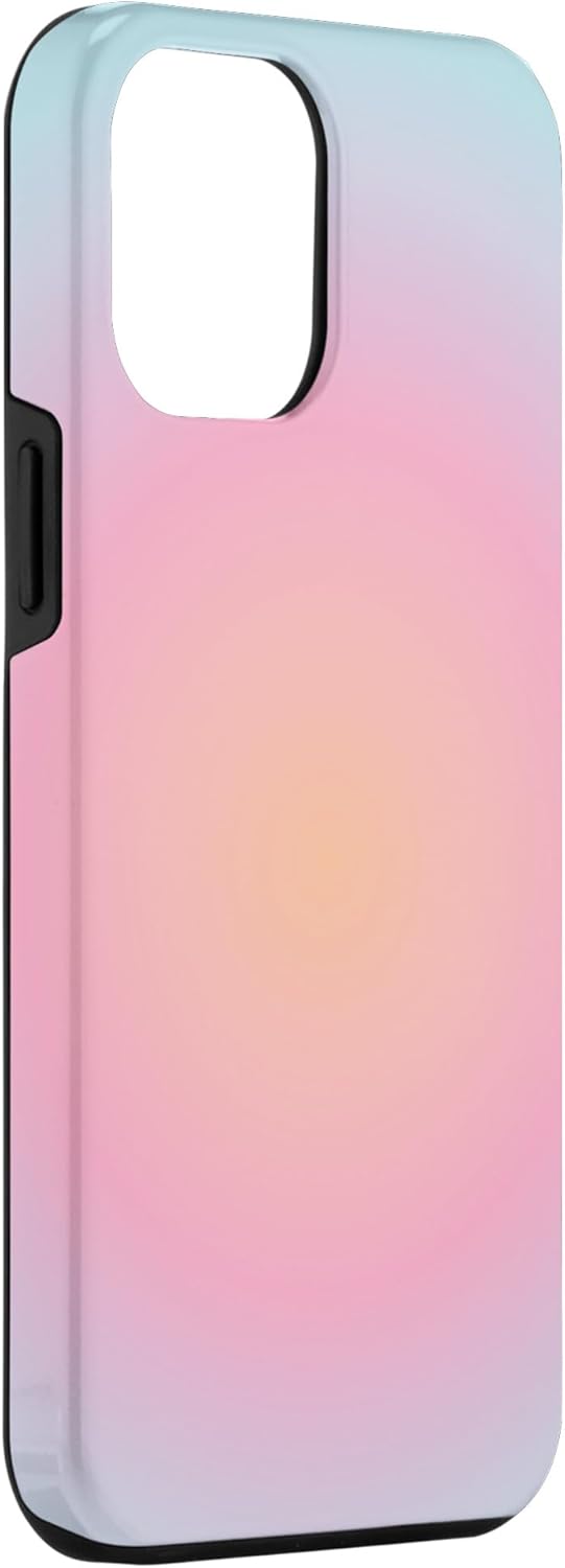 Funda para iPhone 12 Pro Max Gradient Cute Aura Aesthetic Multicolor a la moda para mujer