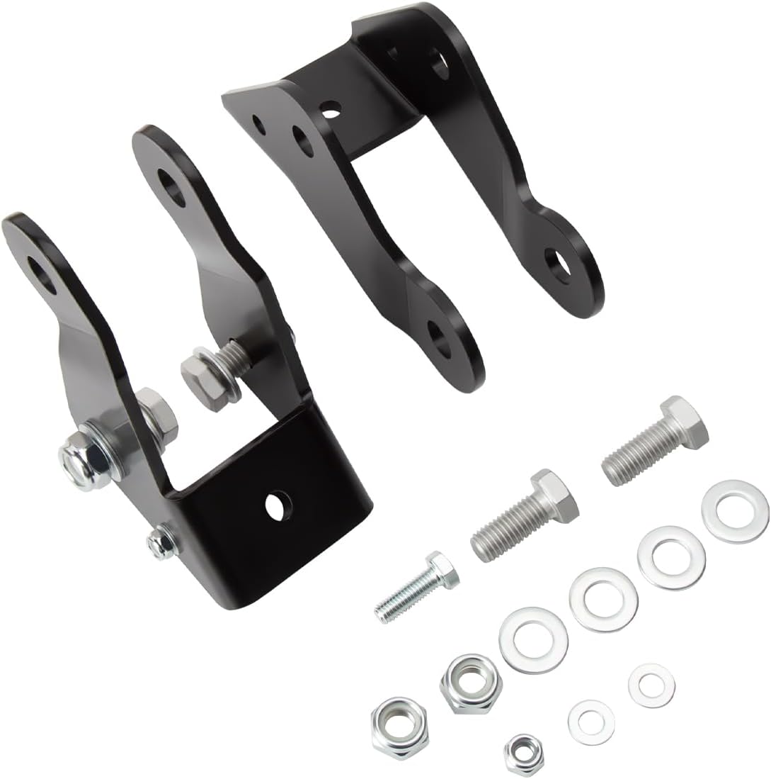 dynofit Extensores de choque de 3 a 5 pulgadas para Chevy Silverado y GMC Sierra C1500, soportes de choque de caída de montaje trasero compatibles