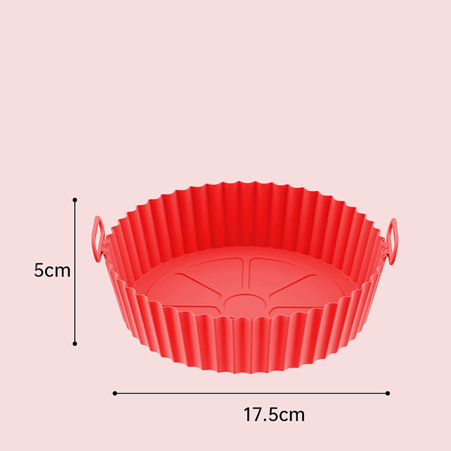 Camidy 3 piezas de forros de silicona para freidora de aire, tazón de cesta de silicona para freidora de aire, reemplazo de papel pergamino