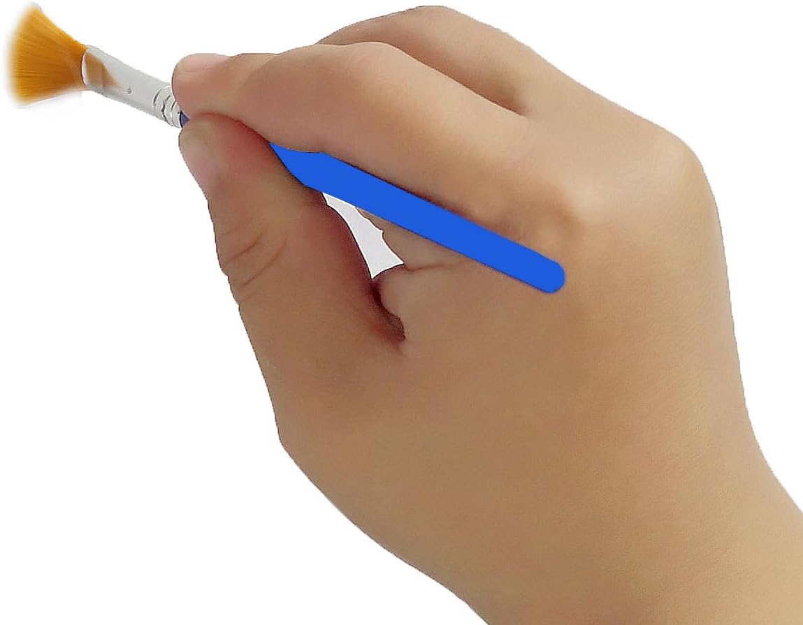 60 pinceles pequeños de mango corto para niños, adolescentes, pinceles a granel para pintura de detalles (30 planos + 30 redondos)