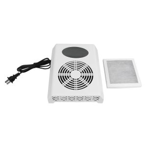 Colector de polvo de uñas de 80 W, aspirador de bajo ruido, filtros reutilizables, fuerte potencia de succión, máquina colectora de polvo de uñas Colector de polvo de uñas de 80 W, aspirador de bajo ruido, filtros reutilizables, fuerte potencia de succión, máquina colectora de polvo de uñas