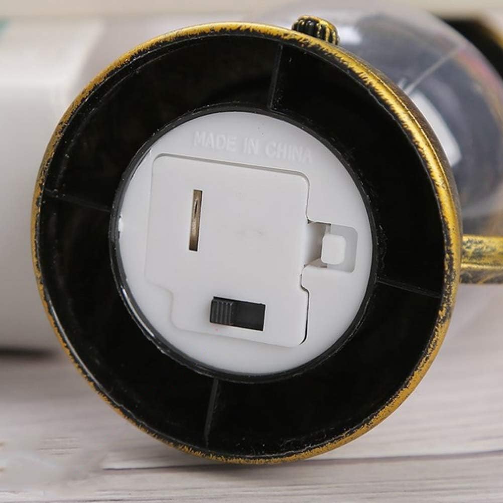 3 lámparas de aceite pequeñas retro decorativas con luz LED, interruptor ajustable, lámparas de aceite, luces nocturnas de Halloween para el hogar,