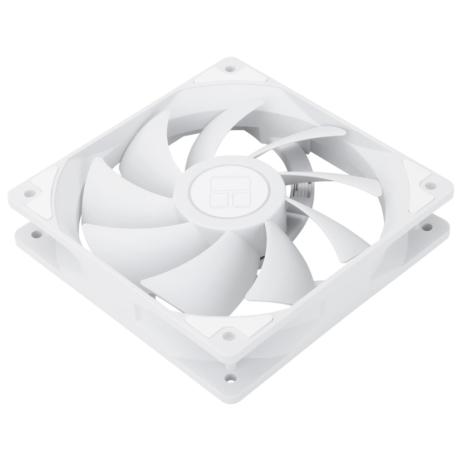 Thermalright Ventilador de CPU TL-C12CW de 4.724 in, ventilador silencioso PWM de 4 pines con rodamiento S-FDB incluido, ventilador de enfriamiento