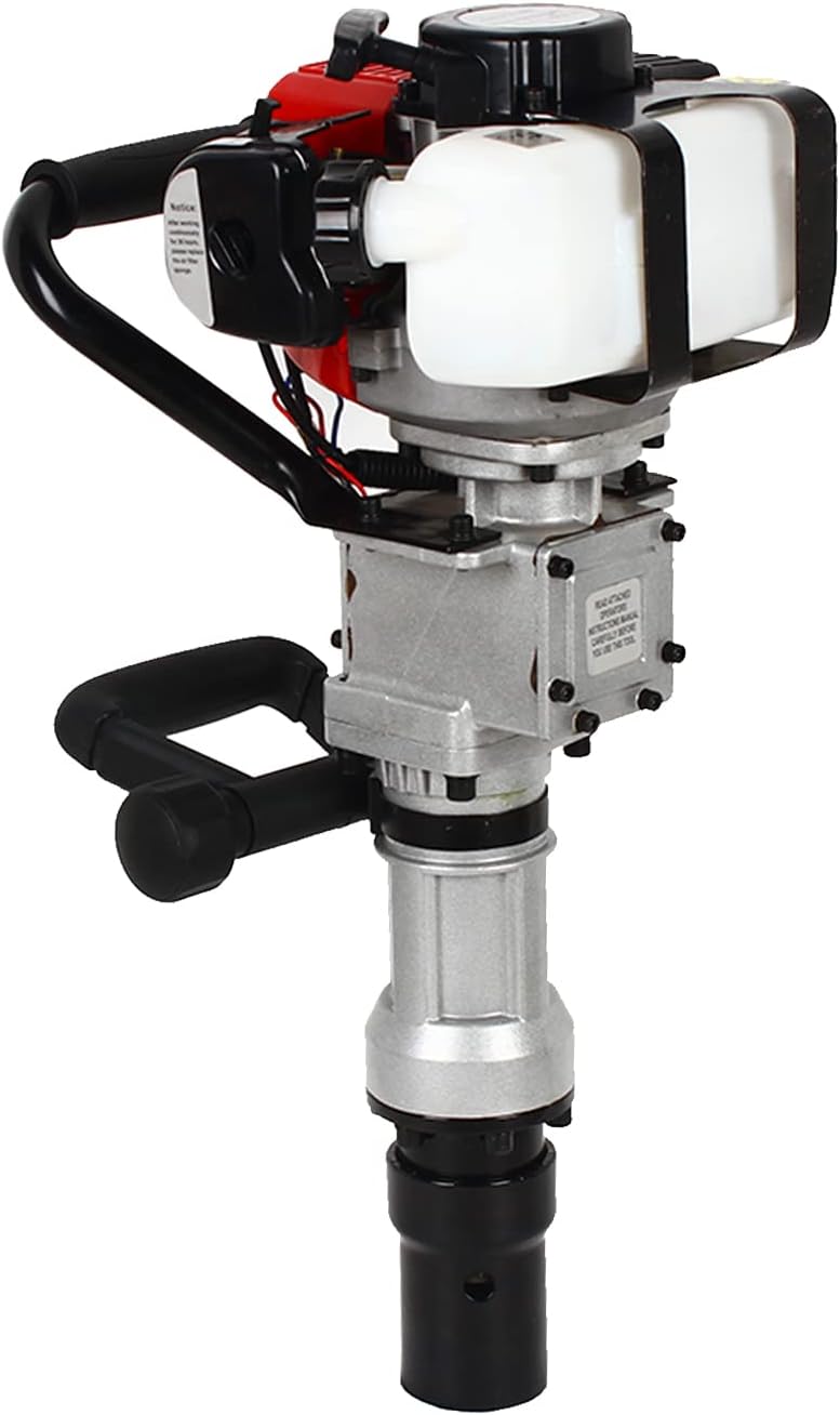 2 tiempos Gasolina Power T Post Driver Pila Motor Cerca Post Hole Digger 32.6CC Gas-Powered Farm & Home Series Post Driver