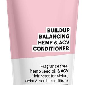 Acure Buildup Balancing Hemp & Apple Cider Vinegar Conditioner  100% Vegan  Resets & Balances Hair for Styled, Swim & Harsh Conditions  Fragrance Acure Buildup Balancing Hemp & Apple Cider Vinegar Conditioner  100% Vegan  Resets & Balances Hair for Styled, Swim & Harsh Conditions  Fragrance