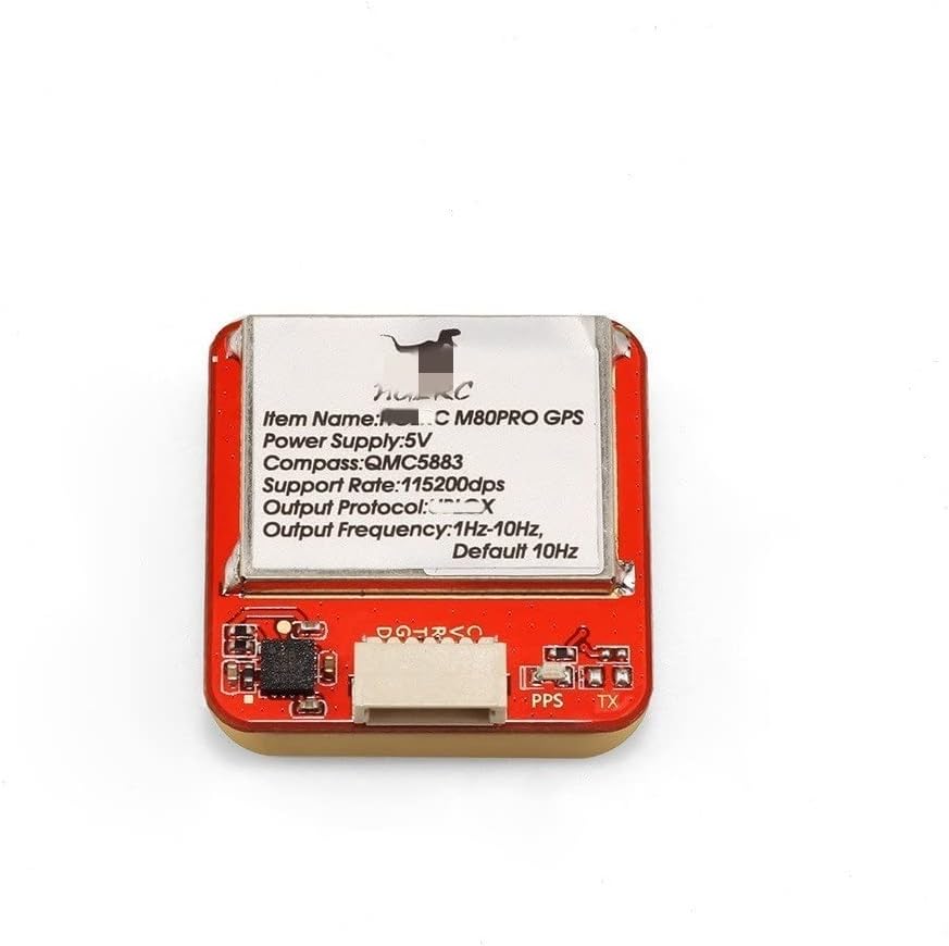 INLIMA Accesorios para drones HGLRC M80 PRO GLONASS Galileo QZSS SBAS BDS Módulo GPS QMC5883 Brújula Antena de ganancia para RC Avión FPV Drones de