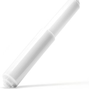 Qualihome La primavera plástica universal blanca cargó la barra del reemplazo del tenedor del rollo del papel higiénico, barra blanca del reemplazo Qualihome La primavera plástica universal blanca cargó la barra del reemplazo del tenedor del rollo del papel higiénico, barra blanca del reemplazo