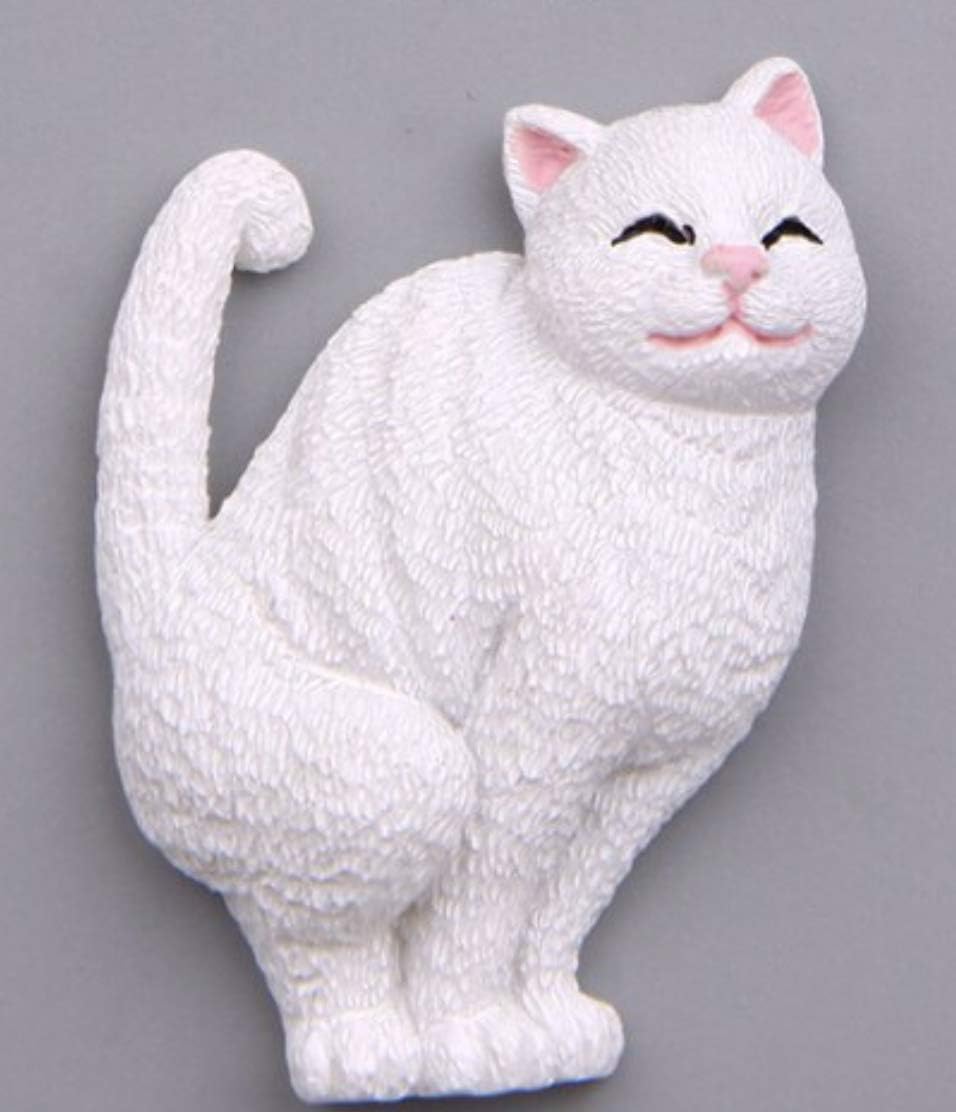 Happy Kats – Juego de imanes para gatos para refrigerador, juego para amantes de los gatos y las mascotas, perfecto para refrigerador, pizarra