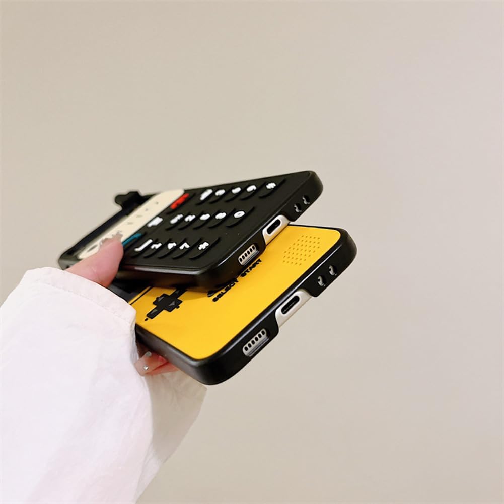 Funda para Galaxy Z Flip 5 para niñas con diseño 3D de policarbonato duro, diseño retro divertido para Samsung Z Flip 5, estilo de teléfono negro,