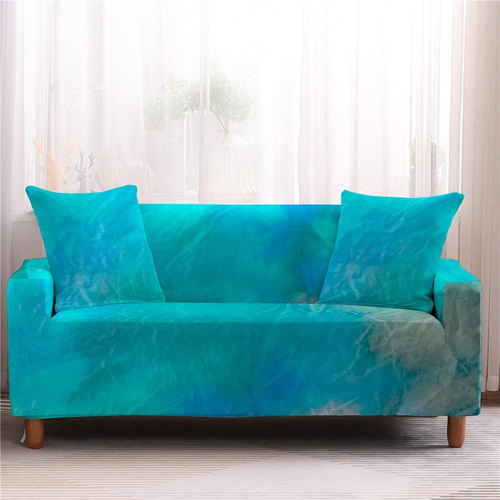 ASOZDCD High Stretch Sofa Covers 1 2 3 4 Seater Starry Sky 3D 3D Printed Corner Sofa Cover Elastic Universal Sofa Covers for Living Room Armchair