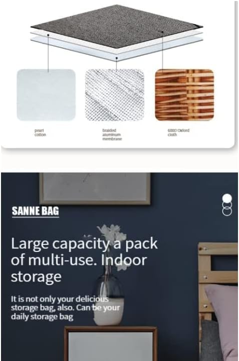 MAXBA Lonchera plegable a prueba de fugas con correas ajustables, bolsa de almuerzo para mujereshombres, lonchera aislada para adultos, bolsa