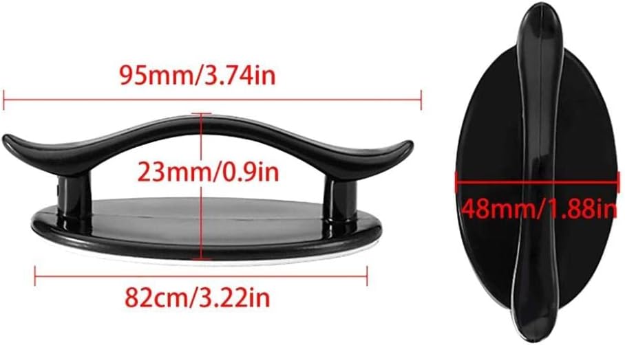 Manija de puerta de armario minimalista moderna, autoadhesiva, manijas de cajón de gabinete instantáneas para archivadores, armarios de cocina (4