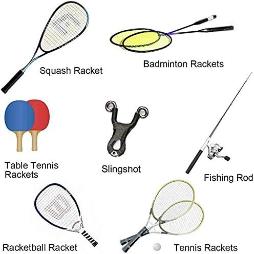 Cinta de agarre para raqueta de tenis, absorbente, antideslizante, para tenis, bádminton, pickleball, mango de agarre y sobreagarre, superficie en