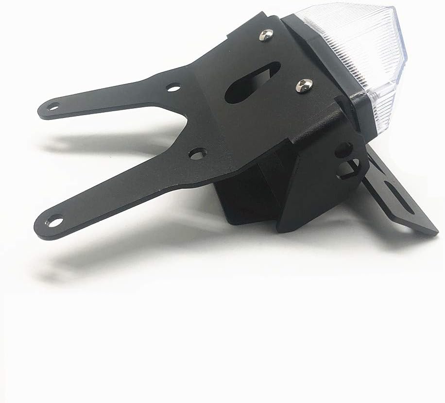 Kit eliminador de guardabarros trasero para luz de freno LED, soporte de placa de matrícula para CRF250L CRF 250L 2013-2019 (transparente)